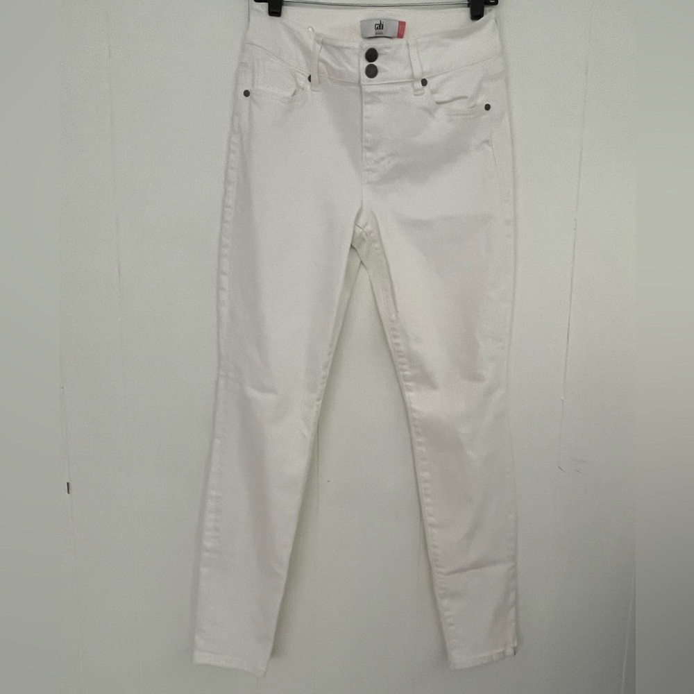 CAbi Cinch Skinny Jeans Size 6 Style# 5689 Cotton Blend